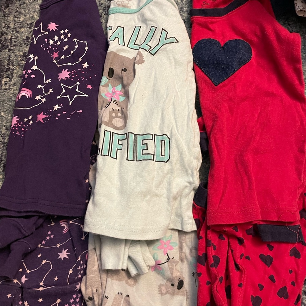 PJ sets, girls, size 4/5T